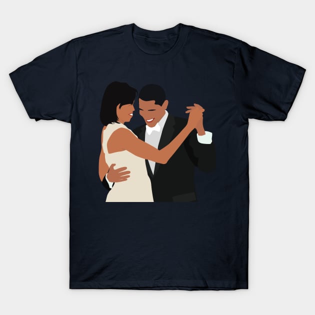 Obama inaguration dance. T-Shirt by NostalgiaPaper